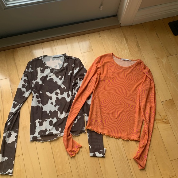 Bluenotes Tops - Set of 2 Bluenotes mesh tops SZ small - NEW